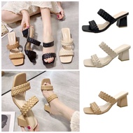 Women Midi Heels Transparent Straps Dinner Casual Shoes SF-2DSW02-T