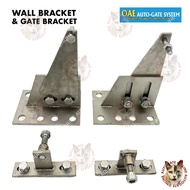 WALL BRACKET + GATE BRACKET SET ( 304 STAINLESS STEEL ) FOR OAE AUTO GATE / AUTOGATE SYSTEM