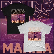 (HOT) Bruno Mars "Manila Concert" "Artist" | Collectable S-5XL Men And Women Cotton T-Shirt