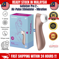 READY STOCK Satisfyer Pro 2 + Vibration Germany Air-Pulse Stimulating Powerful Vibrator Suction Stim