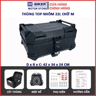 Thùng nhôm xe máy thùng nhôm gắn xe tay ga xe phân khối lớn dung tích 22L 28L 35L 36L 45L 55L