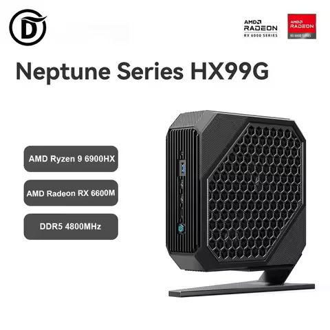 2023 Oushedi HX99G Mini PC Windows 11 AMD Ryzen 9 6900HX AMD Radeon RX 6600M DDR5 32GB 512GB SSD USB