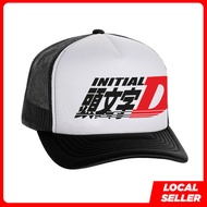 Initial fashion 2026 D AE86 JDM Car Manga Animal Snapback Trucker Cap