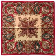 Ralph Lauren 復古手帕圖案紅色 19 x 19 英寸