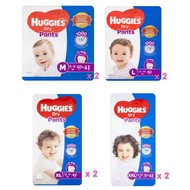 huggies dry pants Huggies Dry Pants Super Jumbo Pack (Pants) - M, L, XL and XXL (2 packs)