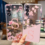Phone Case For OnePlus Ace 5 Ultra Nord 5 Case Flower Letter Transparent Slim Soft Silicone Cover On