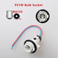 1 Set Car Light Adapter BA15S P21W Bulb Holder For Toyota Connector Accessories