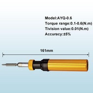 SHAHE Instrument  AYQ Preset Torque Driver Prefabricated Type Idling Torque Screwdriver Torque Screw