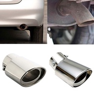 [Ready Stock] Car Exhaust Muffler Tip Stainless Steel Pipe Chrome Trim Modified Exhause Tail pipe Ca