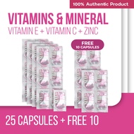 Fortima (Vitamin E + Vitamin C + Zinc) Buy 25 capsules get FREE 10 capsules
