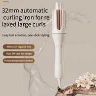 HYN-CY888 Automatic Hair Curler Wand, Tourmaline Ceramic 32mm Large Wave Curling Iron with Negative 