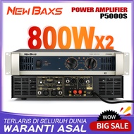 NewBaxs 【COD】เครื่องขยายเสียง P5000S เครื่องขยายเสียงระดับมืออาชีพ 800 วัตต์ 8 โอห์ม/4 โอห์ม 2 ช่องส