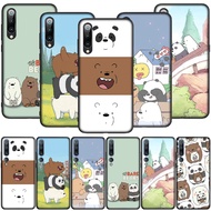 Xiaomi Mi 10 9 Lite SE 9T Pro Soft Black Cover Phone Case cute We Bare Bears