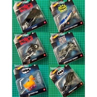 Hot Wheels Batman Batmobile Batcycle Armored Batmobile Batboat The Penguin 6 Pcs Full Collection