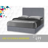 Marco King Size Divan &amp; Headboard / King Size / Divan / Special Price /Bedroom / Katil Divan / Katil King / Katil Kain
