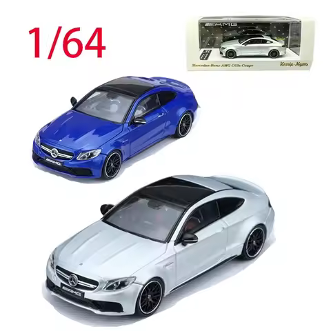 Howie Model Diecast 1/64 Scale Benz Alloy Car Model Mercedes-Benz AMG C63s W205 Coupe Play Vehicles 