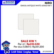 Niro - Granite Granit Tile Lantai Dinding Gma26 Antique White 60X60 Kw