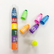 H745 Creative Building Block Splicing Solid Six-Color Highlighter Student Graffiti Marker Key Marker
