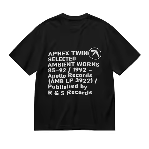 Featuring the famous album track Aphex Twin Environmental Works merchandise - Classic 90S IDM Retro 