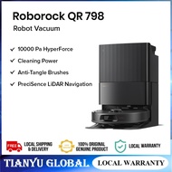 【NEW LAUNCH】Roborock QR 798 Robot Vacuum | 10000Pa Power | Intelligent 10mm Mop Lifting System for D