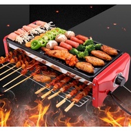 CAMPING ️ Bbq Grill Electric Smokeless Barbecue Korean Teppanyaki Non-stick Multifunction Korean Bbq Grill Pan Bbq爐