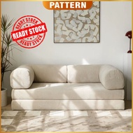 [READY STOCK] PATTERN Compressed Sofa Foldable Multi Functional Sofa Bed | Lazy Sofa Bed Dual-Purpos