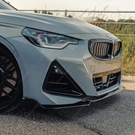 MP Style Gloss Black Front Bumper Splitter Lip Spoiler Diffuser For Bmw G42 218i 220i 220d 230i Coup