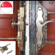 Gate Mechanical Lock Set 5 keys