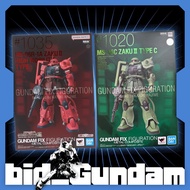 [全新 啡盒未開]Bandai 0079 高達 系列 Gundam Fix GFFMC 1020 MS-06C 渣古 Type C 及 魂限 1035 紅慧星 馬莎專用 高機動型 渣古 MS 06 1