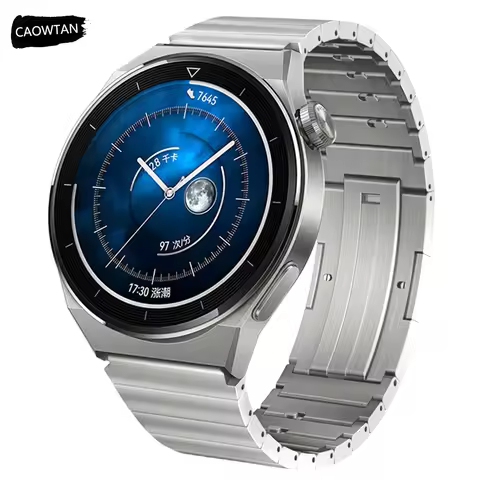 22mm Quick Fit Titanium Metal Band for Huawei Watch GT 5 Pro GT2 GT3 3 Pro No Gaps Luxury Business B