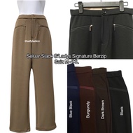 P3946 SELUAR SLACK ZIP GLADYS SIGNATURE OFFICE PANT G’LADYS EXECUTIVE