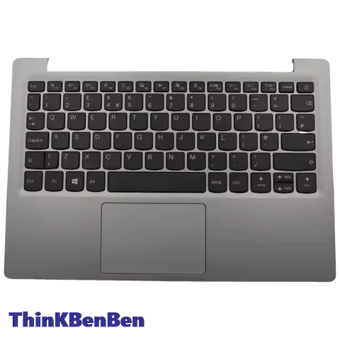 UK English Gray Keyboard Upper Case Palmrest Shell Cover For Lenovo Ideapad S130 130S 11 11IGM 120S 