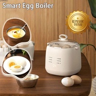 JUNMPER2R Egg Steamer, Automatic Power  Mini Egg Boiler, with Steamer Six Modes Schedule Available B