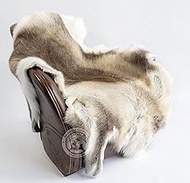 Reindeer Hide Rug 3X4' Greyish