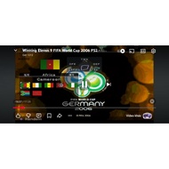 P s 2 winning eleven 9 fifa world cup 6 game disc