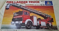 🔥1/24 Italeri Iveco Fire Ladder truck 雲銻消防車模型車