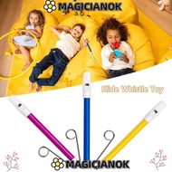 MAGICIANOK Slide Whistle Toy, with Steel Sliding Rod Funny Blowing Flute, High Quality ABS + Stainle