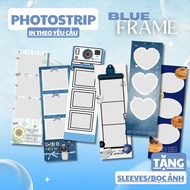 [PHOTOSTRIP-PHOTOBOOTH] Print Photostrip / Photobooth photos on demand (BLUE Frame design) photo str
