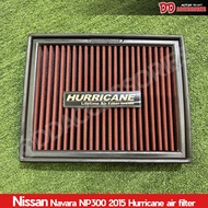 กรองอากาศ Np300 Navara pro4x 2014 2015 2017 2019 2021 2022 กรองอากาศแต่ง กรองผ้า Herricane ประหยัดน้