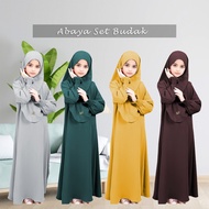 Timeless Apparel, Abaya Set Budak, Khimer Pechuma, Cey Italian Cotton, by Grace Emporium