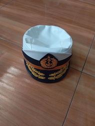 Topi Angkatan Laut Anak Laki Laki Dan Perempuan/Topi Pet Anak TK/Topi Angkatan Laut Bordir/Topi Angk