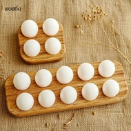 Minimalist egg tray from solid white oak, natural American Oak egg shelf