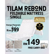 ️ (Rebond)Foldable mattress 【3Inch】/ Tilam Bujang Berlipat Rebond/ Single Mattress