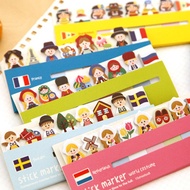 Cute Retro Row Sitting Sticky Notes Instruction Notes N Times Sticky Notes Notepad Note Paper