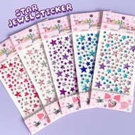 STAR Jewel Sticker 3D Large 3D Embossed Nail Sticker/ for Children's Gem Decoration