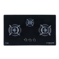 FUJIOH | FH-GS5530-SVGL 3 Burner Black Glass Gas Hob