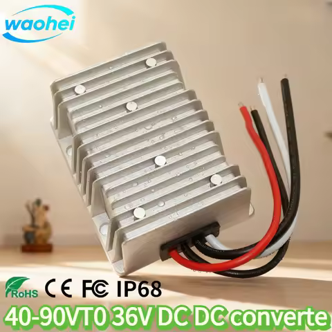 40-90V TO 36V 12A 20A 48V 60V 72V 90V to 36V DC DC Power Converter Step Down Stabilizer Voltage Buck