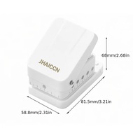 Hangtag Punch 1Pc 3-In-1 Multi-Mode Hole Punch, 5mm Single/3/5-Hole Portable Paper Puncher With Scra