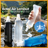 lakoe Soft Flask Water Bottle Collapsible Foldable Reusable Soft Flask Runners Cycling Collapsible F