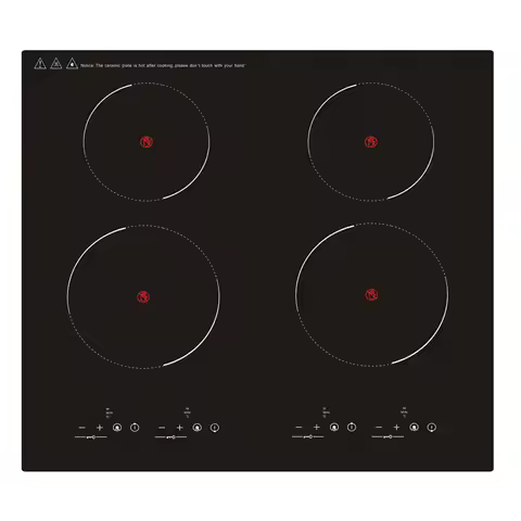 Commercial Four-head Induction Cooker Electric Cooker Integrated Embedded Cooktop Induction Stove Hi